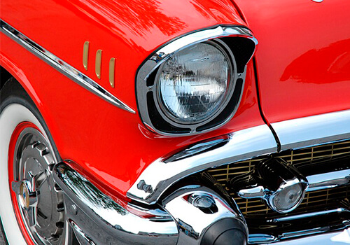 Cromação em peças de carros antigos na Vila Maria